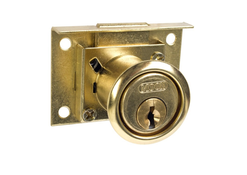 Chapa Cajón 808 Lock Dorada - Imagen 2
