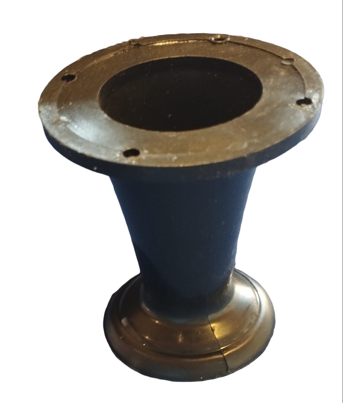 Pata PVC Inyectado Negro 9cm. eco - Imagen 2