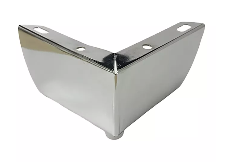 Pata Esquinera Acero Cromado 10x10x5