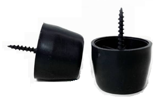 Pata Plástica Con Tornillo Eco 4,5cm. Eco