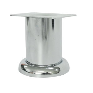 Pata Elefante Acero Cromada de 10cm.