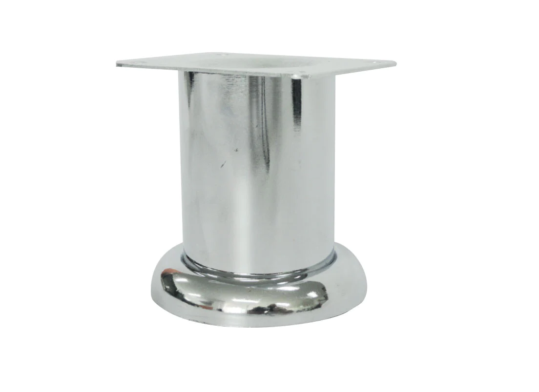 Pata Elefante Acero Cromada de 10cm.