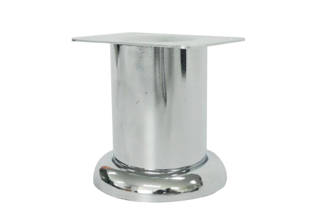 Pata Elefante Acero Cromada de 10cm. - Imagen 2