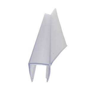 Perfil Plástico Con Aleta Vidrio De 6-8 y 10mm * 2mt