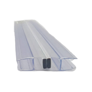 Perfil Plástico Con Iman Vidrio de 6 y 8mm