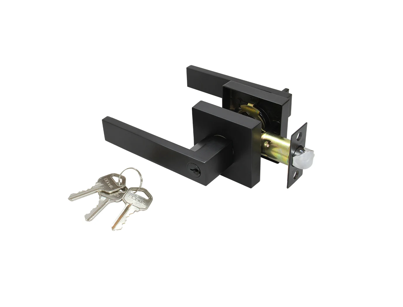 Chapa Palanca Cuadrada - Negra - Imagen 2