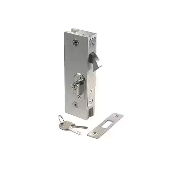 Chapeta Porta Chapa Con Cerradura Pico De Loro En Aluminio